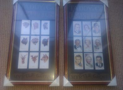 Taddy & Co. Cigarettes. Myrtle Grove .Framed