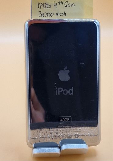 Apple iPod Classic 4th Gen 64GB Flash 3000mah Battery