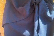 Maje navy bow skirt