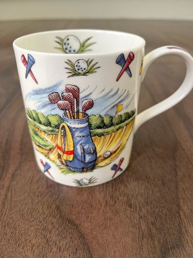 Golf Bone China Mug