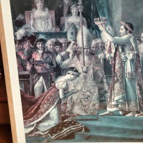 Print of the coronation of Napoleon