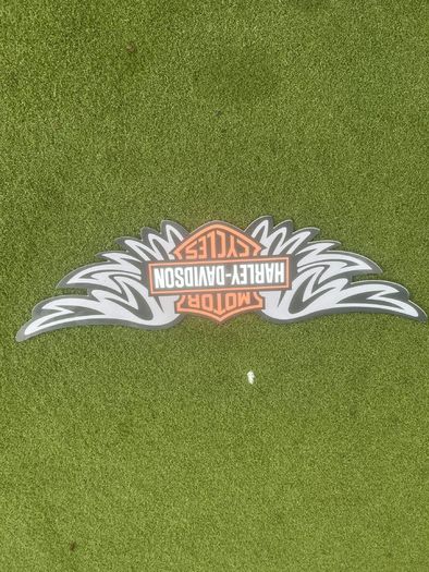 Large Harley-Davidson Aluminium Wing Sign