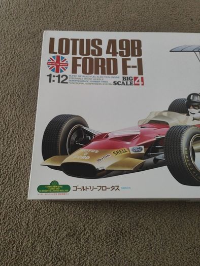 Tamiya 1/12 Lotus 49B Ford F-1 1969 G.Hill. Formula 1. 12004
