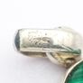 Vintage 925 Sterling Silver & Malachite Pendant Image 5