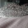 Bride's Crystal Head Piece Image 2