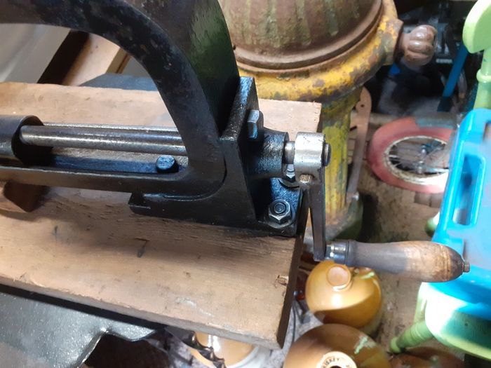 very  old  tile  cutter