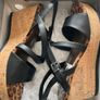 Marco Tozzi Wedge Sandals - Black- Size 40 Image 6