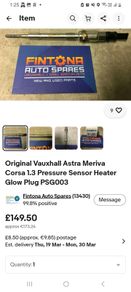 engine glow plug psg003
