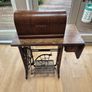 Singer Sewing Machine with cabinet and lid Image 3