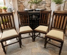 Stunning Oak Chairs x 4