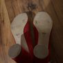 Red leather hill boots Image 5
