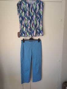 Capri Pants and Co-Ord Top Size 10-12 As New