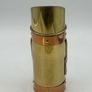 Vintage 8 inch Copper & Brass Fireplace Matchstick Holder With Handle & Striker Image 3