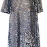 Kelly Brook Silver Sequin Dress Image 7