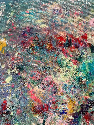 Original Abstract Painting Framed Original Abstract Painting Contemporary Irish Art Fairy Art