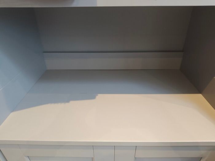 IKEA HAUGA grey high cabinet