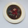 Small Oval Vintage Framed Print - Boy Sitting Image 2