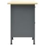 Workbench Black 160x60x85 cm Steel Image 6