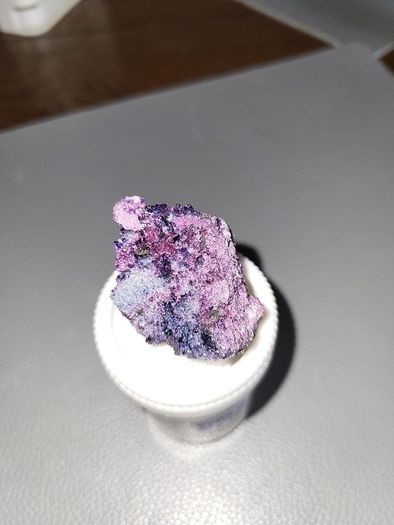 Ruby corundum crystal