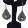 925 Sterling Silver Vintage Ametrine Earrings Image 9