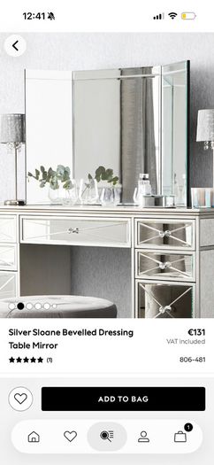 Dressing table mirror