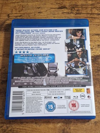 "Transporter 3" (2008) Blu-ray - free standard postage