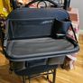Faux leather car seat organizer. Car table. Kids table. Back seat table. Image 2