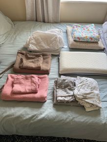 Baby bedlinen Muslin & Cotton + free contactless thermometers
