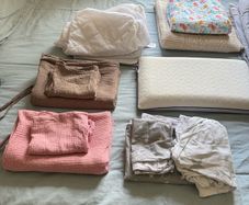 Baby bedlinen Muslin & Cotton + free contactless thermometers