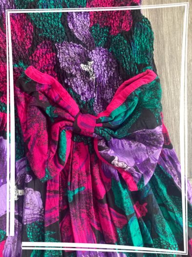 80s Vintage Maxi Dress