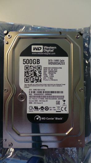 Western Digital WD5003AZEX 500GB SATA Hard Drive