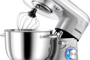 Stand Mixer, 6.5 QT Kitchen Mixer, Electric Food Mixers with Bowl Dough Hook, Wire Whip &amp; Beater, 1 Layer Silver Painting 6.2L MULTIPLE COLOURS AVAILABLE (FREE POSTAGE)