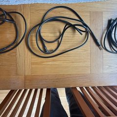 3x Fender Guitar Cable 3m