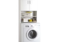 main image for ad FMD Washing Machine Cabinet with Storage Space White