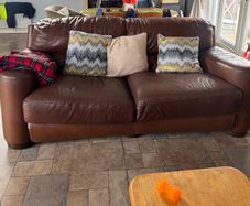 2 Leather sofas