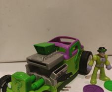 Imaginext DC Superhero Friends Riddler with Hot Rod Vehicle