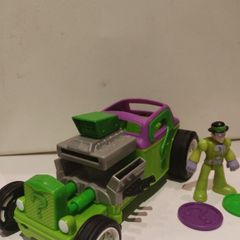 Imaginext DC Superhero Friends Riddler with Hot Rod Vehicle