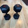2 x 15kg Dumbbels Image 4