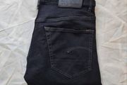 G star raw 3301 slim fit jeans size 32/34  black button fly in like new condition