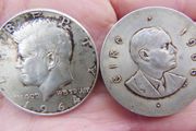 Silver Coins -1964 Kennedy Half Dollar  - 1966 IRELAND 10 Shilling