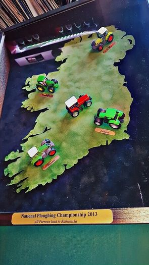 Custom Ploughing 2013 framed display..