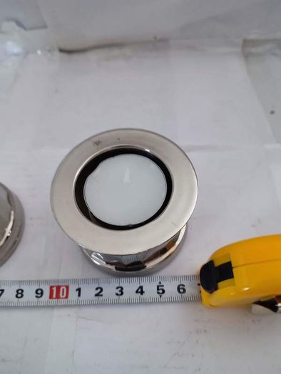 Set Of 2 Crome Night Light Cndle Holder