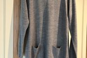Grey knitted jumper dress 14