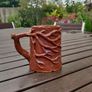 Winter and Spring handmade ceramic mug Image 2