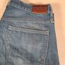mens Tommy Hilfiger Woody Slate Waxed jeans Size W34 L34 zip fly Image 3