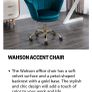 Desk vanity chair Image 5