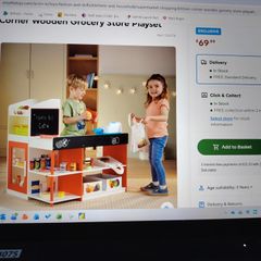Toy shop and cash register