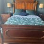Bassett bedroom suite 5 ft bed plus 2 lockers plus chest of drawers Image 2