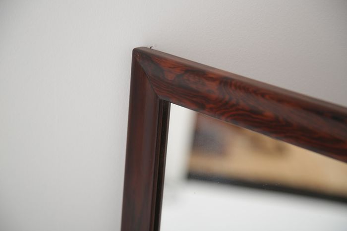 Vintage Danish Rosewood Mirror, 1960s