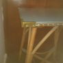 1940s Glass Top Side Table Image 6